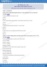 Đề thi học kì 2 Tiếng Anh 9 Global Success - Đề số 6